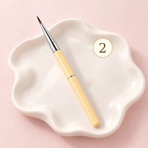 AU NAILS Premium Nail Art Brush No. 2 for detailed designs