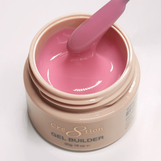 Cre8tion Overlay/Builder Gel in Jar 1oz - Hema Free/TPO Free - Low Heat - 18 Macaron Sugar Kiss