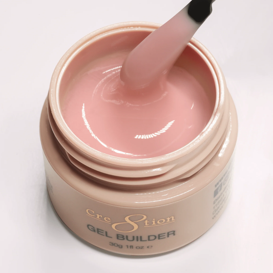Cre8tion Overlay/Builder Gel in Jar 1oz - Hema Free/TPO Free - Low Heat - 03 Soft Afternoon