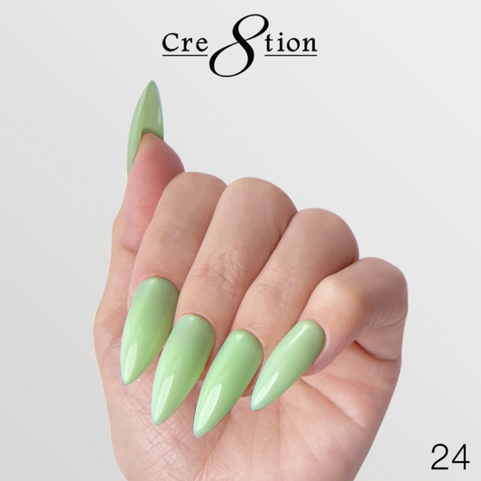 Cre8tion Gel Collection - Overlay/ Brush on Builder 0.5oz 24 Mint Gelato