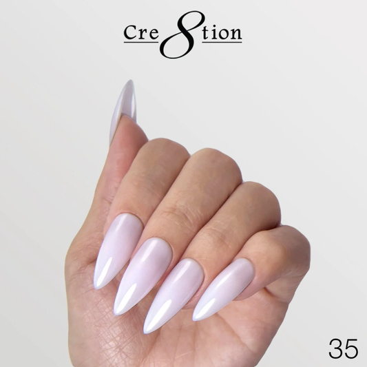 Cre8tion Gel Collection - Overlay/ Brush on Builder 0.5oz 35 Iris Cloud