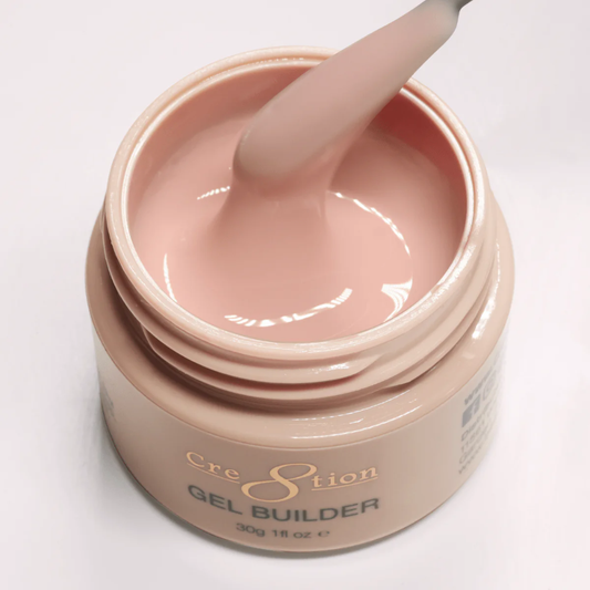 Cre8tion Overlay/Builder Gel in Jar 1oz - Hema Free/TPO Free - Low Heat - 05 Morning Light
