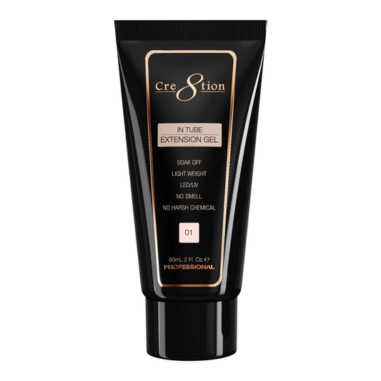 Cre8tion Poly Gel-Extension Gel In Tube 2oz - 01