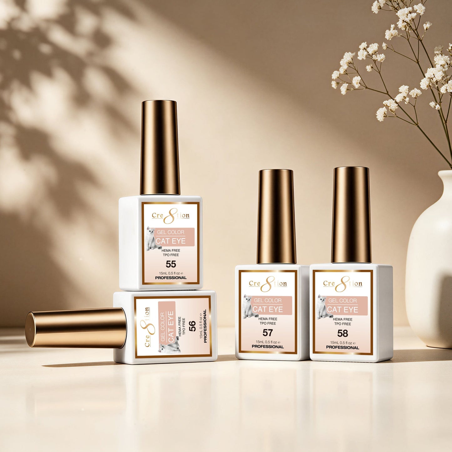 Cre8tion Cat Eye Gel Nude Collection – 24 Colors product image 3