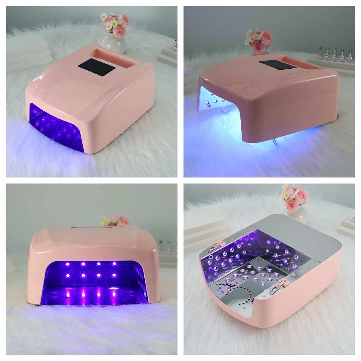 NAD Glittr NLS20 Cordless LED Nail Lamp – 72W Professional Gel Curing Lamp