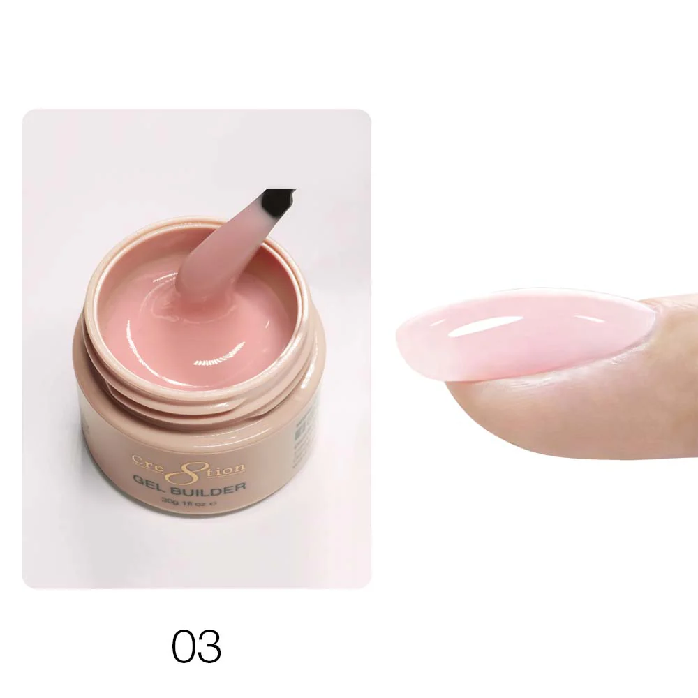 Cre8tion Gel Collection - Hema Free/TPO Free - Low Heat - Overlay/Builder Gel in Jar 24 Colors Kit