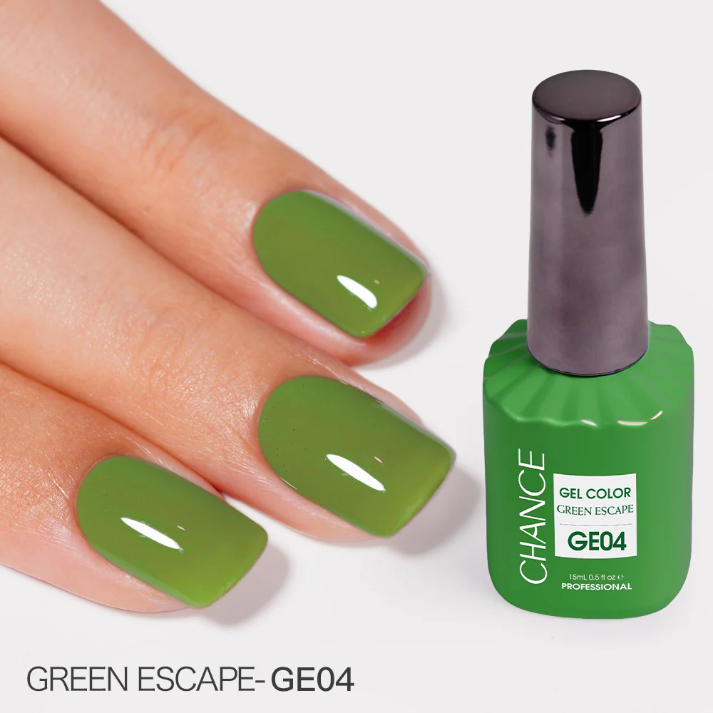 Chance Green Escape Collection #14 - Gel Polish Set 0.5 oz (18 Colors GE01-GE18)