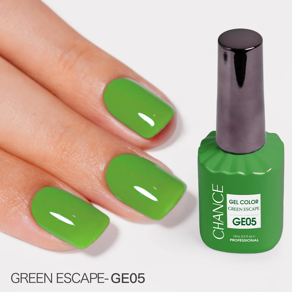 Chance Green Escape Collection #14 - Gel Polish Set 0.5 oz (18 Colors GE01-GE18)