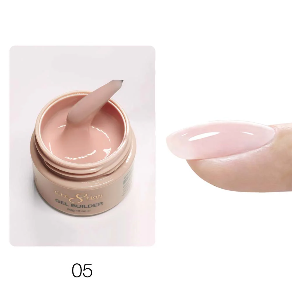 Cre8tion Gel Collection - Hema Free/TPO Free - Low Heat - Overlay/Builder Gel in Jar 24 Colors Kit