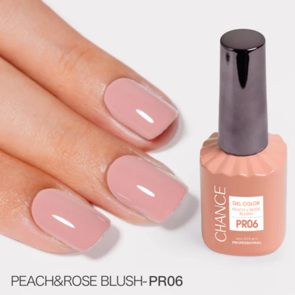 Chance Peach & Rose Blush Collection #06 – Gel Polish 0.5 oz (18 Colors)