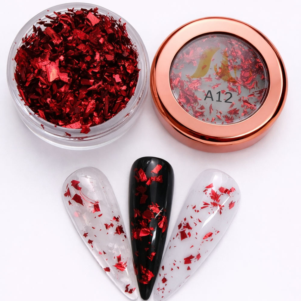 AU Nails Dreamy Glass Flakes Collection