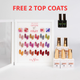 Cre8tion Fruit Cat Eye Gel Kit 0.5 oz – 18 Colors + 2 Free Top Coats