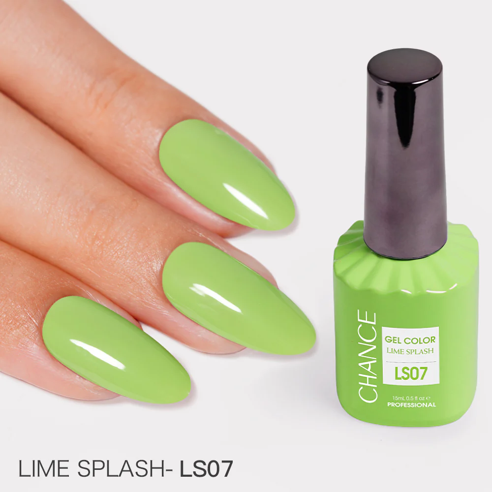 Chance Lime Splash Collection #13 - Gel Polish Set 0.5 oz (18 Colors LS01-LS18)