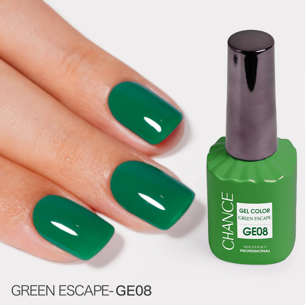 Chance Green Escape Collection #14 - Gel Polish Set 0.5 oz (18 Colors GE01-GE18)