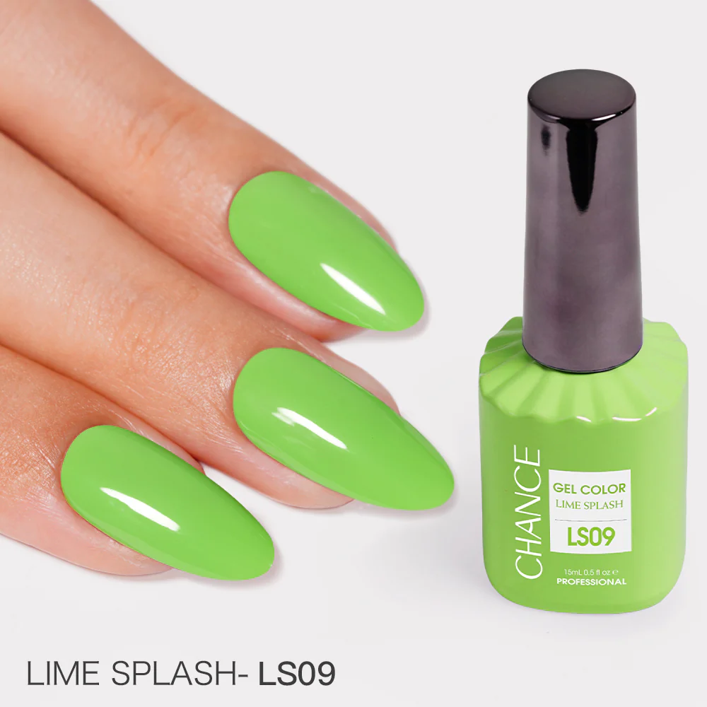 Chance Lime Splash Collection #13 - Gel Polish Set 0.5 oz (18 Colors LS01-LS18)