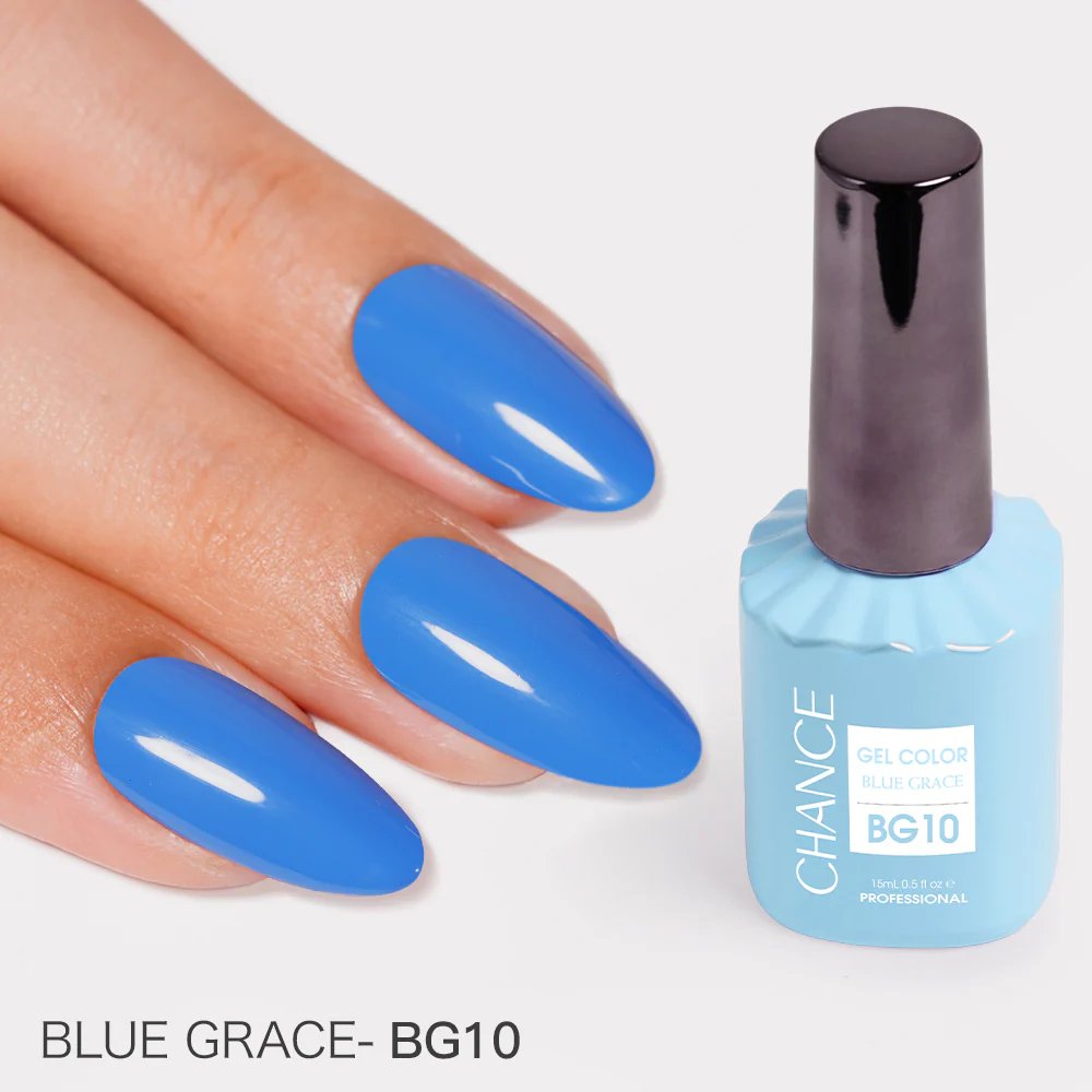Chance Blue Grace Collection Gel Polish Set 0.5 oz #15 - (18 Colors BG01–BG18)