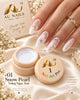 AU Nail Art Pro Professional Design Gel – #01 Snow Pearl color pot