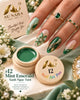 AU Nail Art Pro Professional Design Gel – #12 Mint Emerald color pot