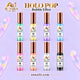 AU Holo Pop bubble effect nail art ink set with 8 colors