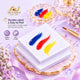 AU NAILS disposable nail art palette paper pad with gel color swatches