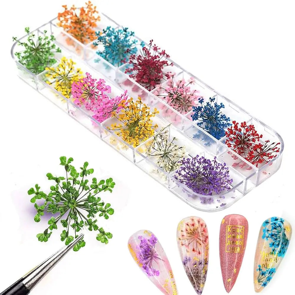 AU NAILS natural dried flowers for nail art – product view 2