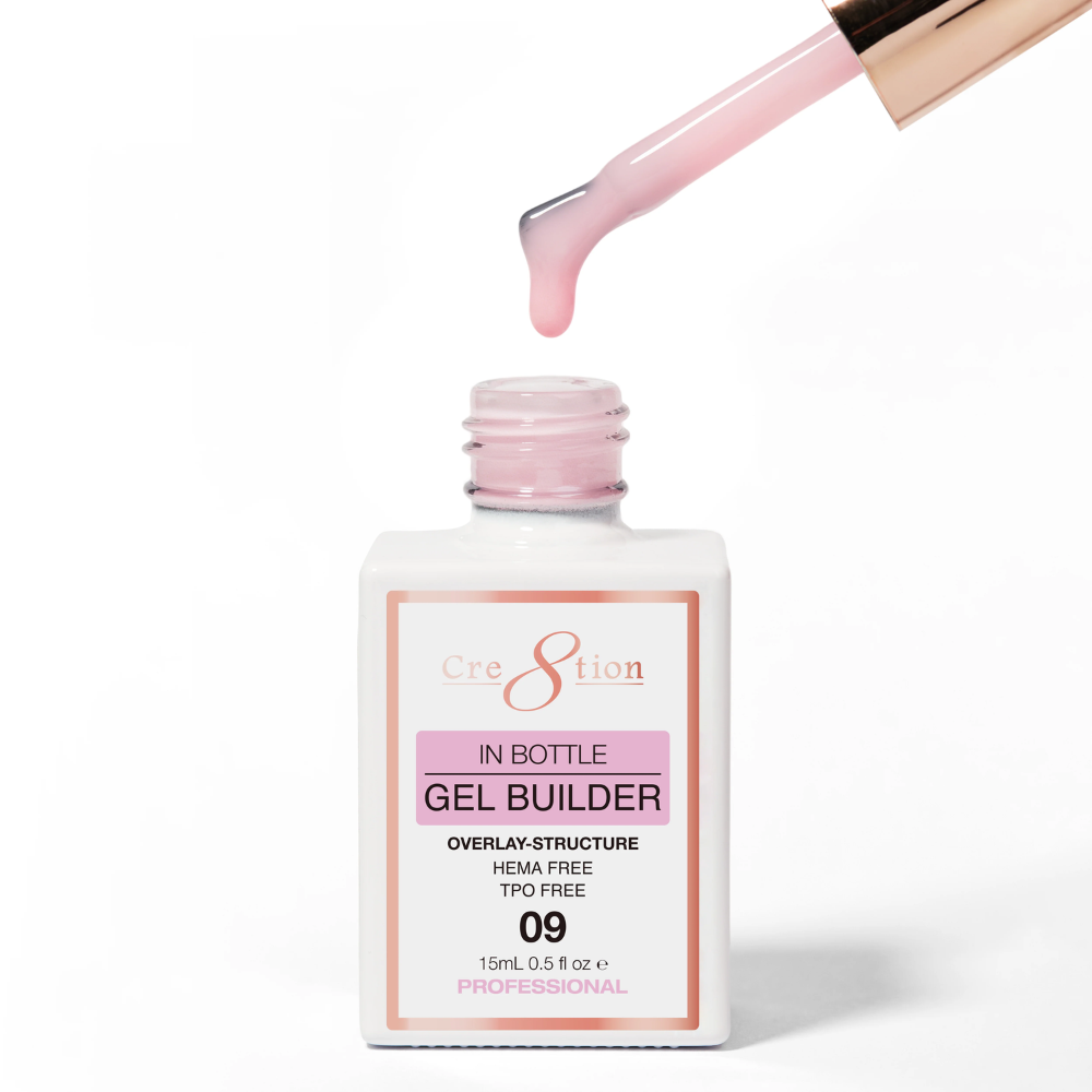 Cre8tion Gel Collection - Overlay/ Brush on Builder 0.5oz 09 Milky Moonlight Kiss