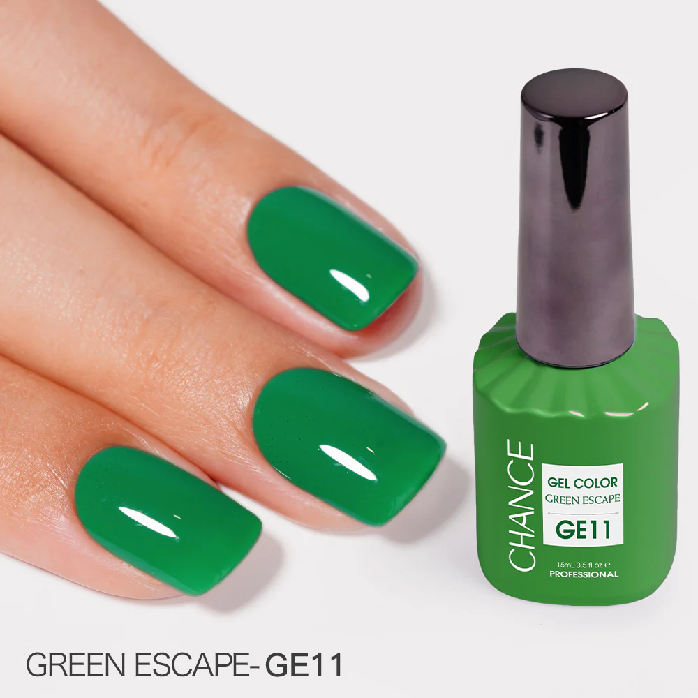 Chance Green Escape Collection #14 - Gel Polish Set 0.5 oz (18 Colors GE01-GE18)