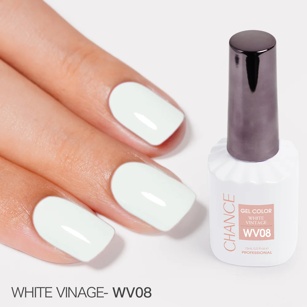 Chance White Vintage Collection #02 – Gel Polish 0.5 oz (18 Colors)
