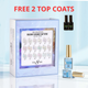 Cre8tion Silent Stare Cat Eye Gel Kit – 18 Colors + 2 Free Top Coats