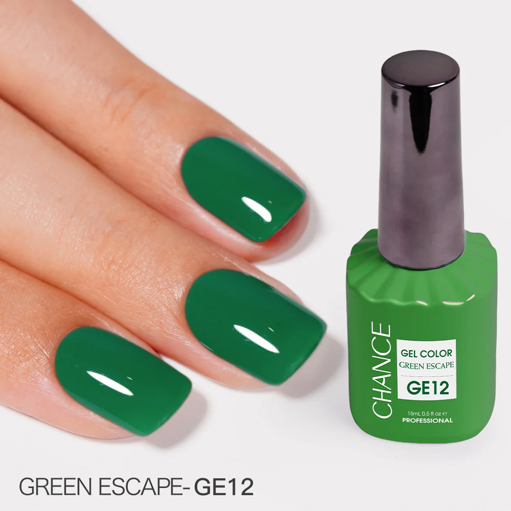 Chance Green Escape Collection #14 - Gel Polish Set 0.5 oz (18 Colors GE01-GE18)