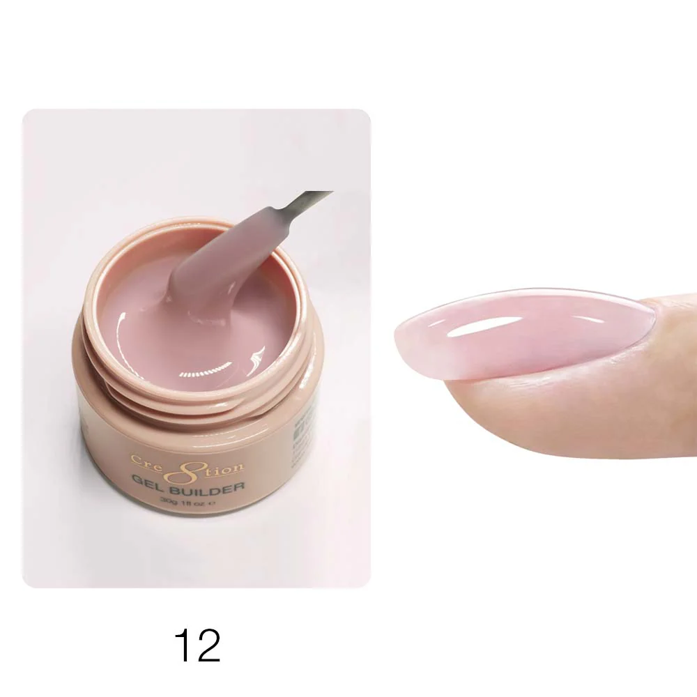 Cre8tion Gel Collection - Hema Free/TPO Free - Low Heat - Overlay/Builder Gel in Jar 24 Colors Kit