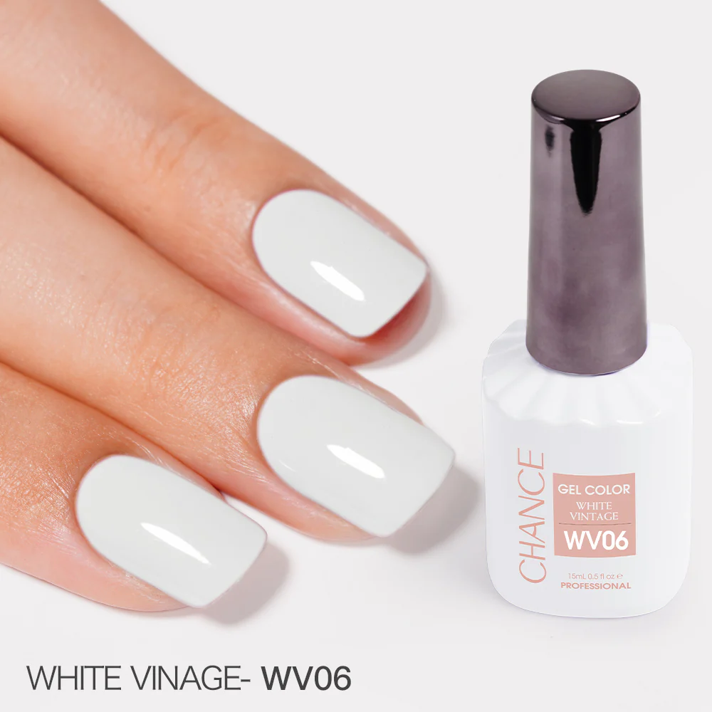 Chance White Vintage Collection #02 – Gel Polish 0.5 oz (18 Colors)