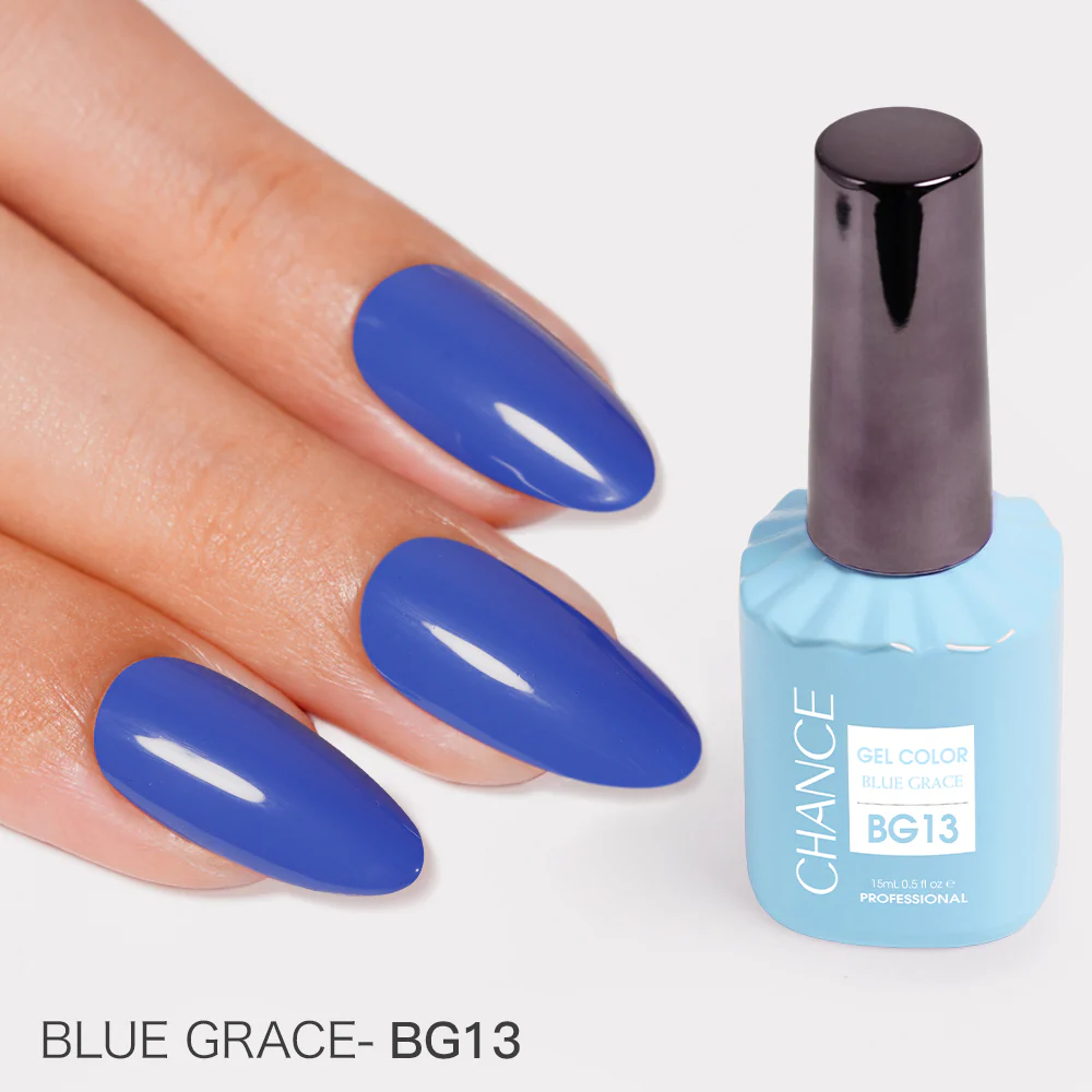 Chance Blue Grace Collection Gel Polish Set 0.5 oz #15 - (18 Colors BG01–BG18)