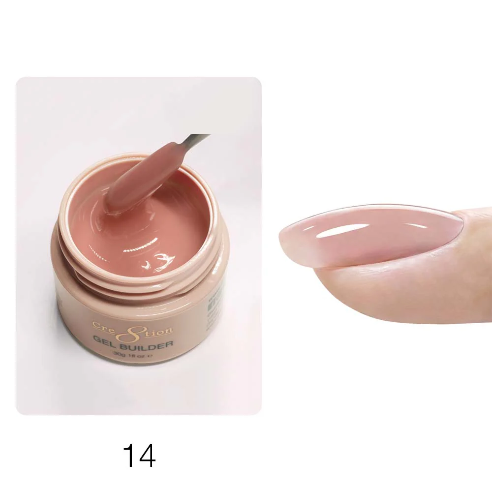 Cre8tion Gel Collection - Hema Free/TPO Free - Low Heat - Overlay/Builder Gel in Jar 24 Colors Kit