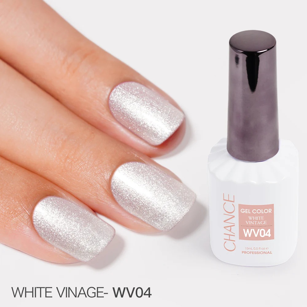 Chance White Vintage Collection #02 – Gel Polish 0.5 oz (18 Colors)