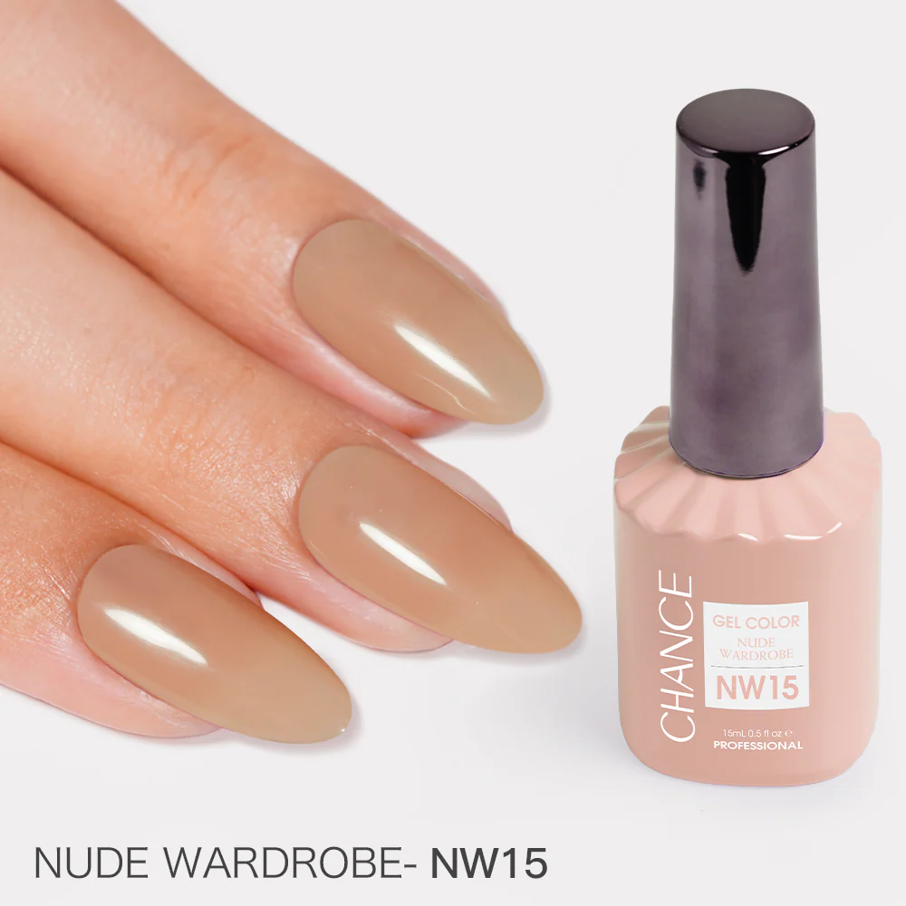 Chance Nude Wardrobe Collection #05 - Gel Polish 0.5 oz (18 Colors)