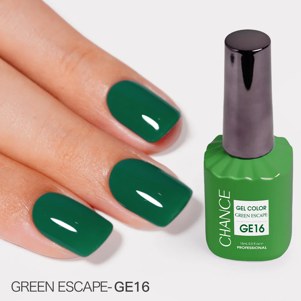 Chance Green Escape Collection #14 - Gel Polish Set 0.5 oz (18 Colors GE01-GE18)