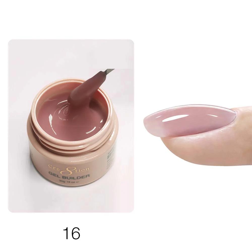 Cre8tion Gel Collection - Hema Free/TPO Free - Low Heat - Overlay/Builder Gel in Jar 24 Colors Kit