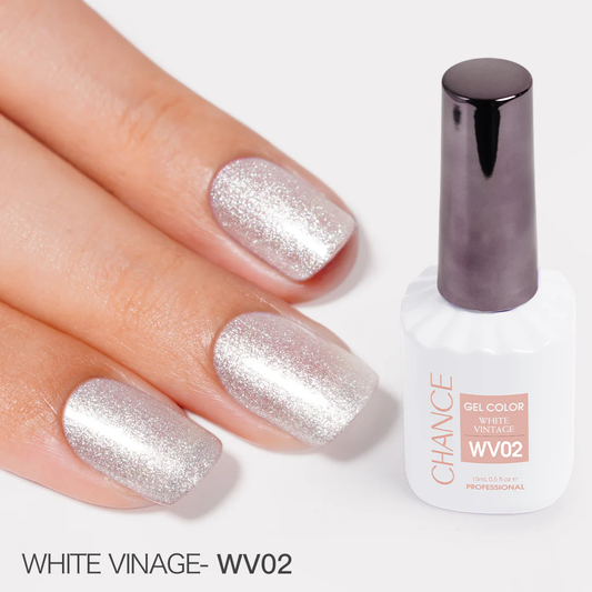 Chance White Vintage Collection #02 – Gel Polish 0.5 oz (18 Colors)