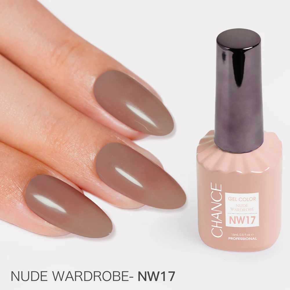 Chance Nude Wardrobe Collection #05 - Gel Polish 0.5 oz (18 Colors)