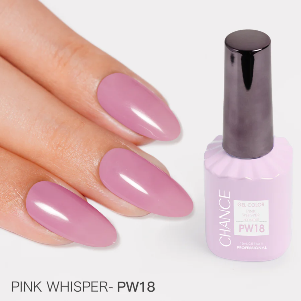 Chance Pink Whisper Collection #03 – Gel Polish 0.5 oz (18 Colors)