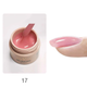 Cre8tion Overlay/Builder Gel in Jar 1oz - Hema Free/TPO Free - Low Heat - 17 Rosé Chiffon Heart