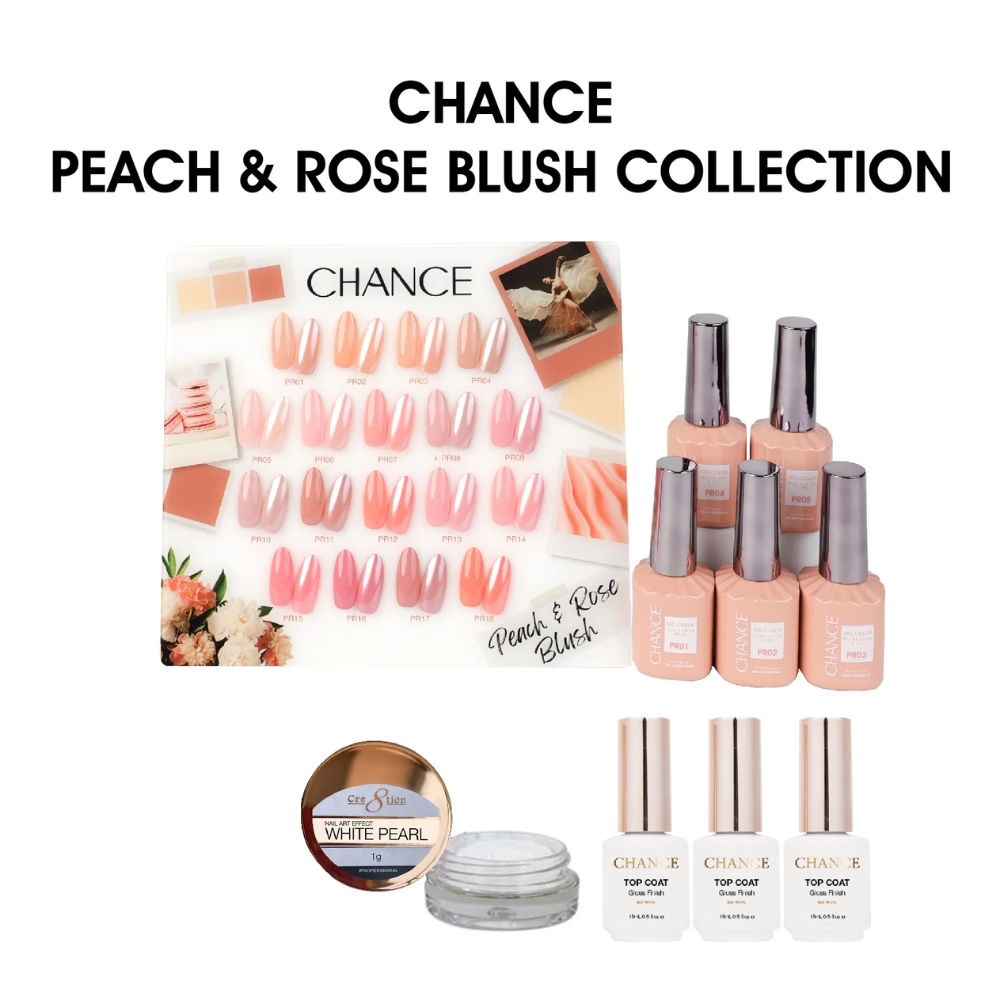 Chance Peach & Rose Blush Collection #06 – Gel Polish 0.5 oz (18 Colors)