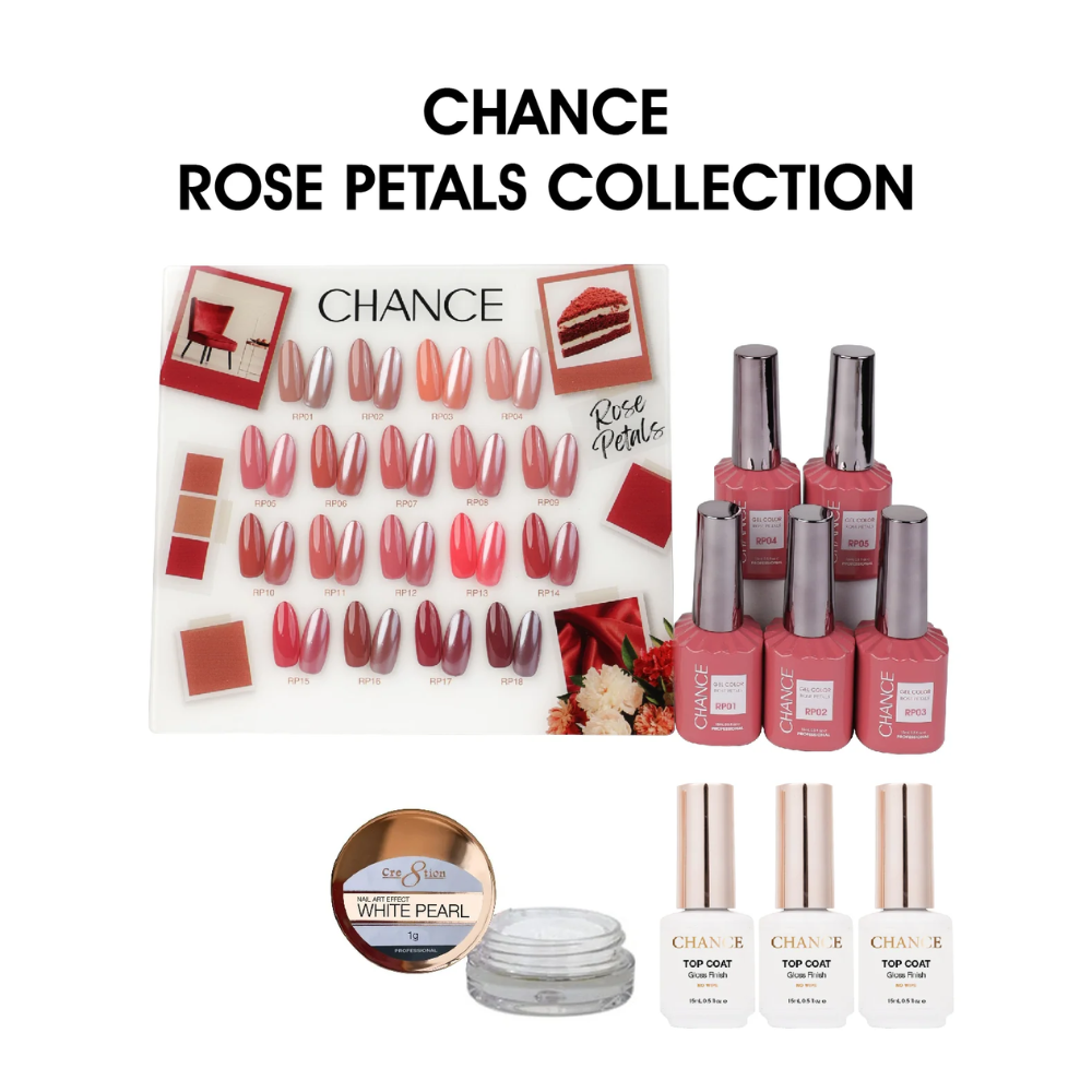 Chance Rose Petals Collection #07 – Gel Polish 0.5 oz (18 Colors)