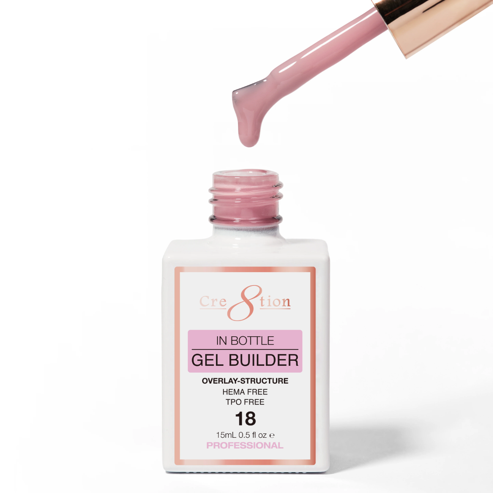 Cre8tion Gel Collection - Overlay/ Brush on Builder 0.5oz 18 Truffle Affair