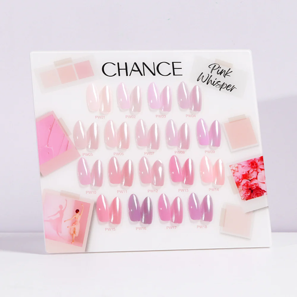 Chance Pink Whisper Collection #03 – Gel Polish 0.5 oz (18 Colors)