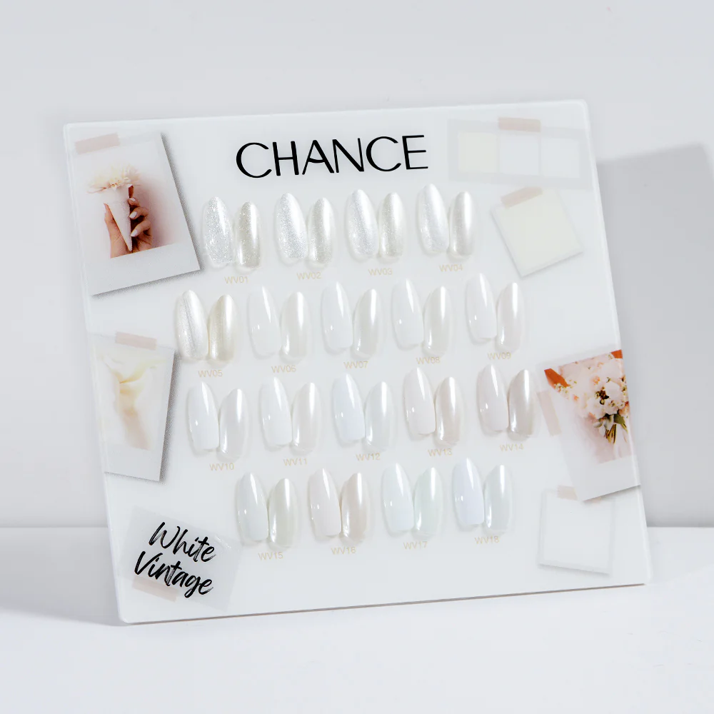 Chance White Vintage Collection #02 – Gel Polish 0.5 oz (18 Colors)
