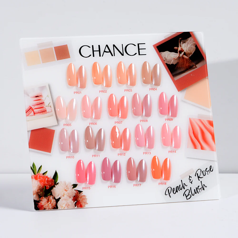 Chance Peach & Rose Blush Collection #06 – Gel Polish 0.5 oz (18 Colors)