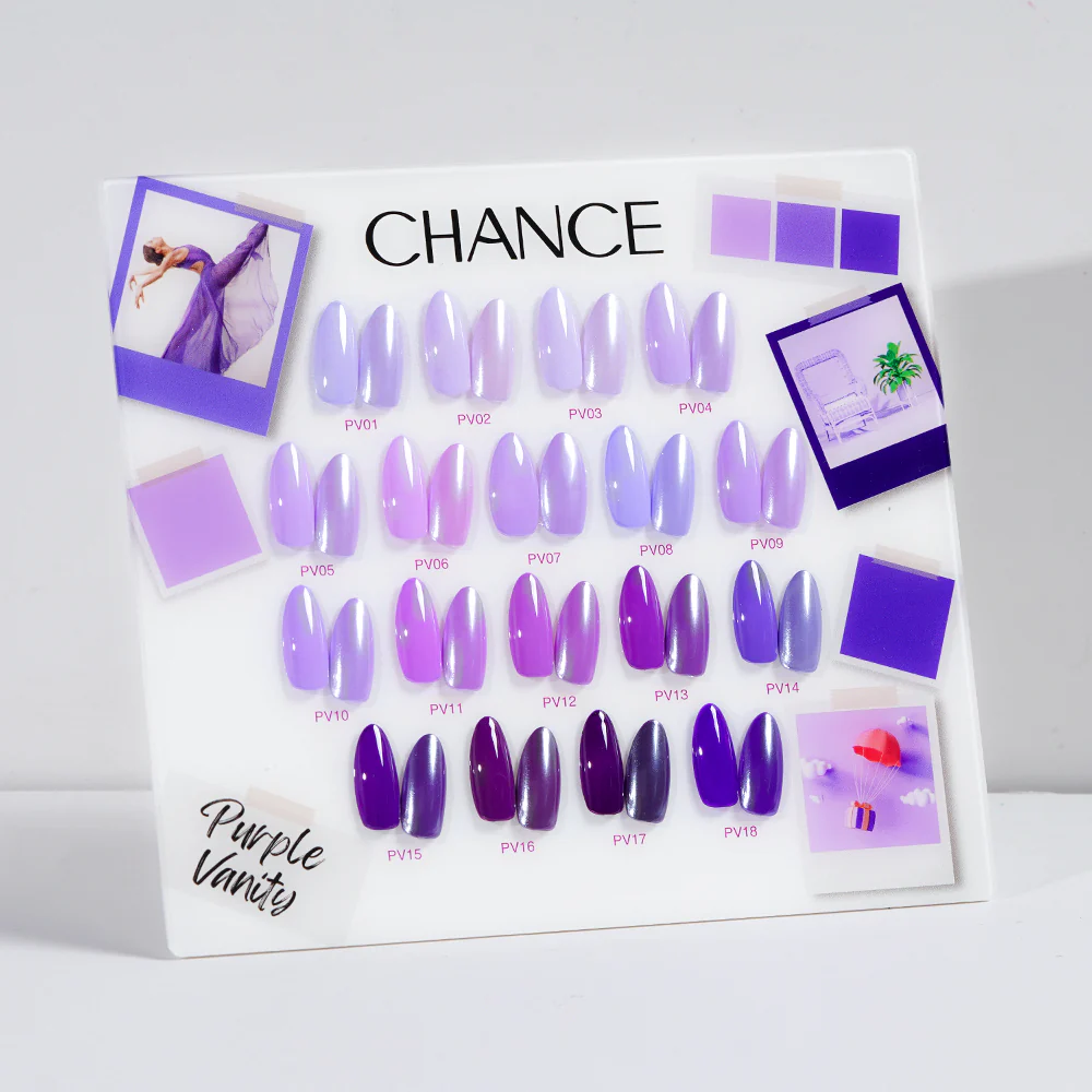 Chance Purple Vanity Collection #09 – Gel Polish 0.5 oz (18 Colors)