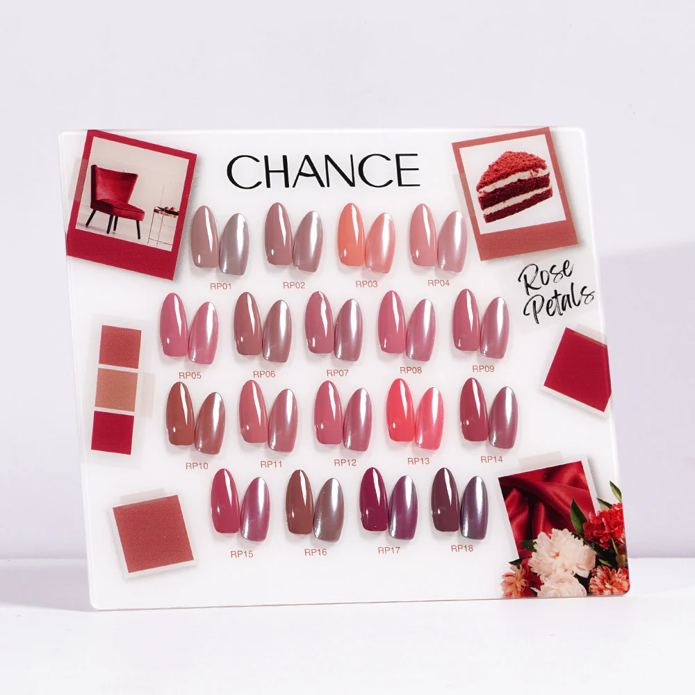 Chance Rose Petals Collection #07 – Gel Polish 0.5 oz (18 Colors)